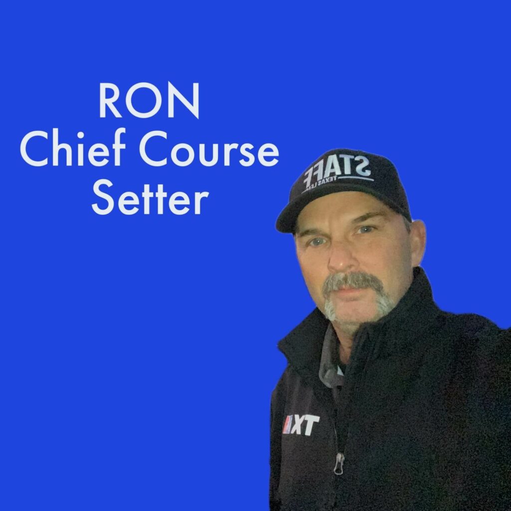 Ron - course setter