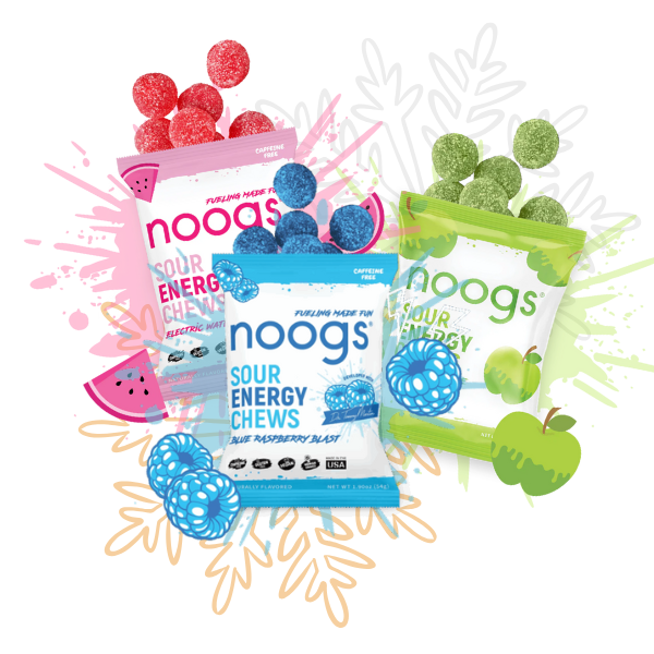Noogs Sour Energy Chews - multi-flavors